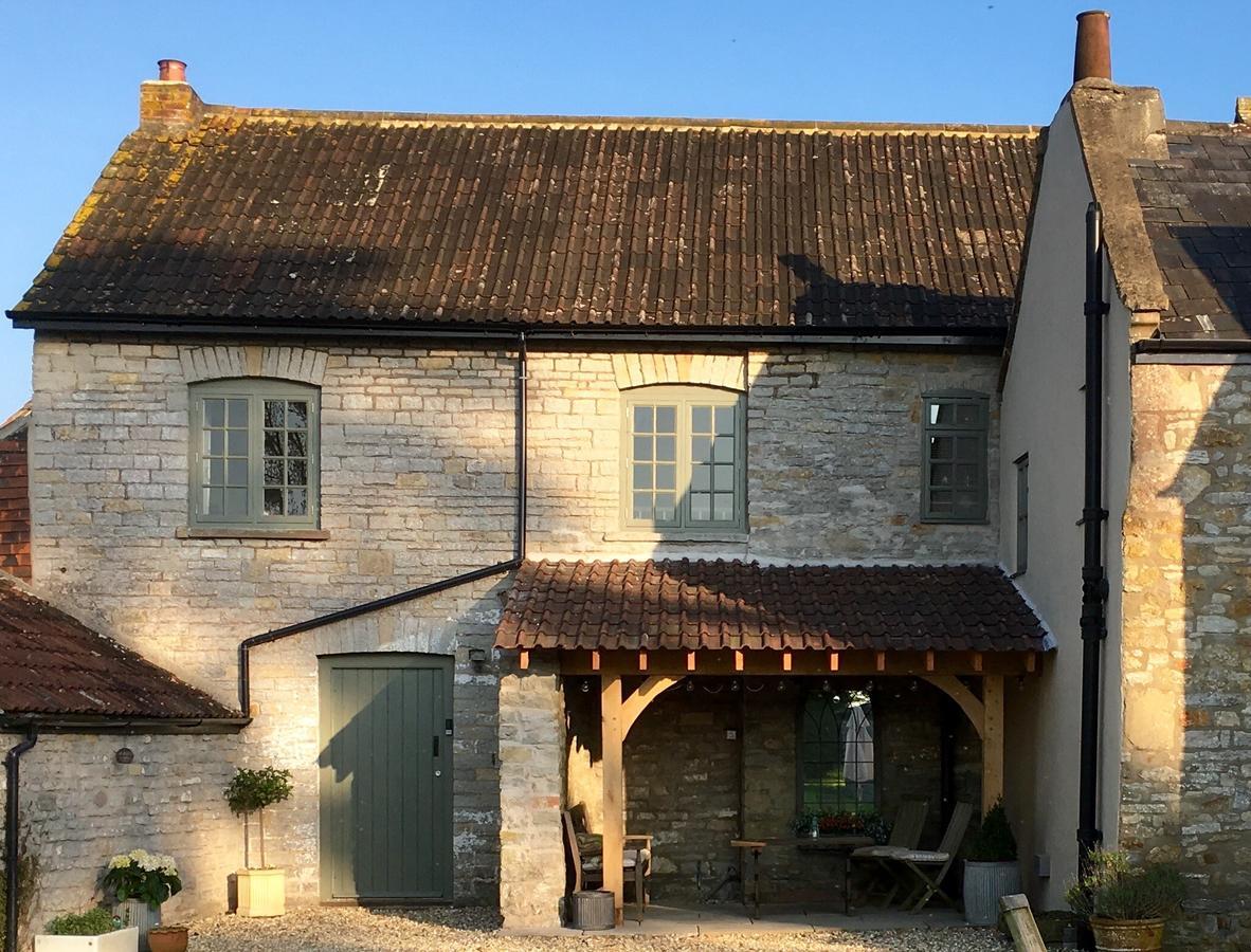 Bed and Breakfast Huxham Farmhouse East Pennard Exterior foto